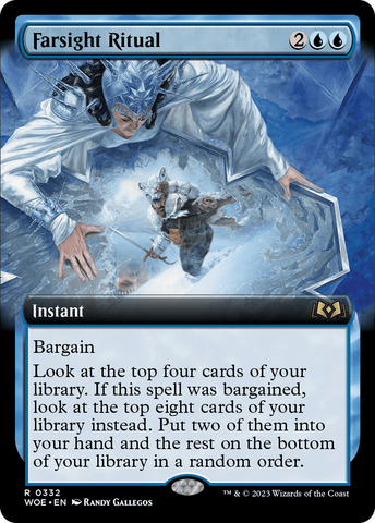Farsight Ritual (Extended Art) [Wilds of Eldraine] - The Mythic Store | 24h Order Processing