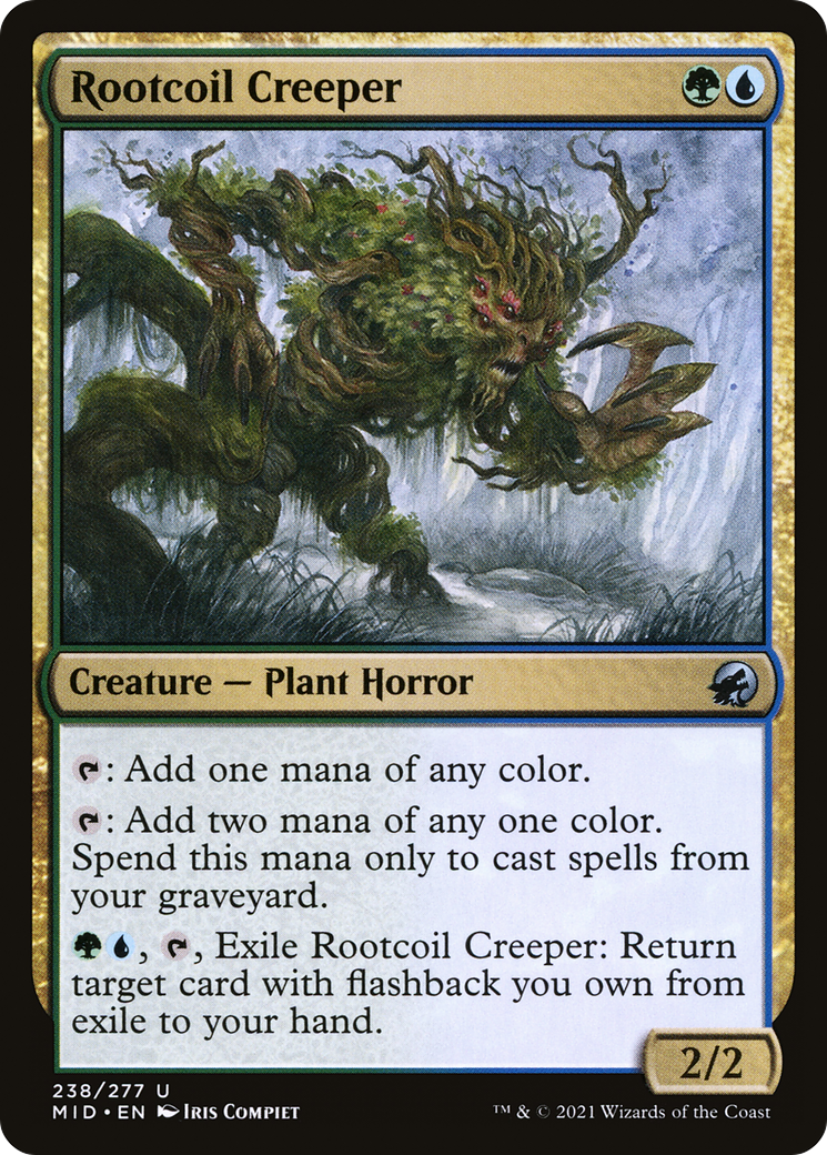 Rootcoil Creeper [Innistrad: Midnight Hunt] - The Mythic Store | 24h Order Processing