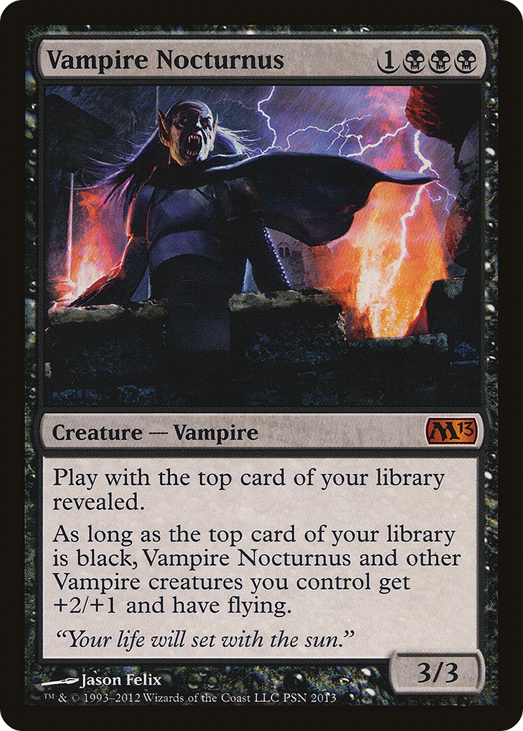 Vampire Nocturnus (Duels of the Planeswalkers Promos) [Duels of the Planeswalkers Promos 2012] - The Mythic Store | 24h Order Processing