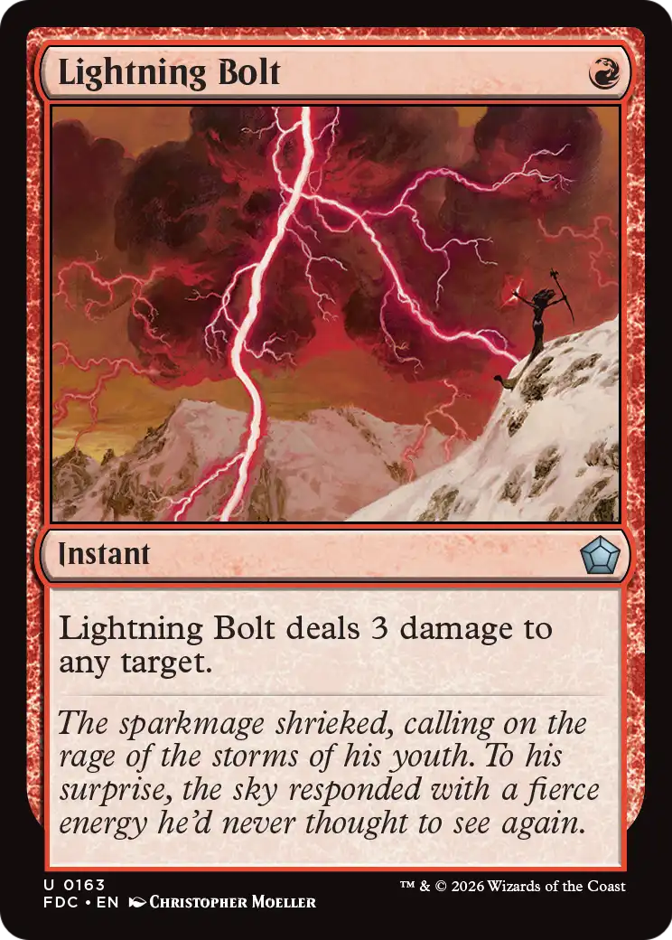 Lightning Bolt [Foundations Commander] - The Mythic Store | 24h Order Processing