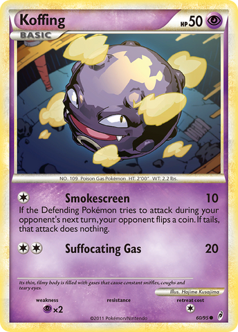 Koffing (60/95) [HeartGold & SoulSilver: Call of Legends] - The Mythic Store | 24h Order Processing