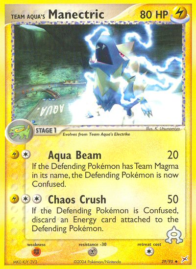 Team Aqua's Manectric (29/95) [EX: Team Magma vs Team Aqua] - The Mythic Store | 24h Order Processing