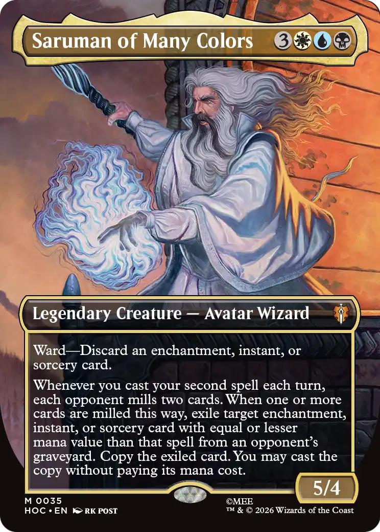 Saruman of Many Colors (Borderless) [The Hobbit: Eternal-Legal] - The Mythic Store | 24h Order Processing