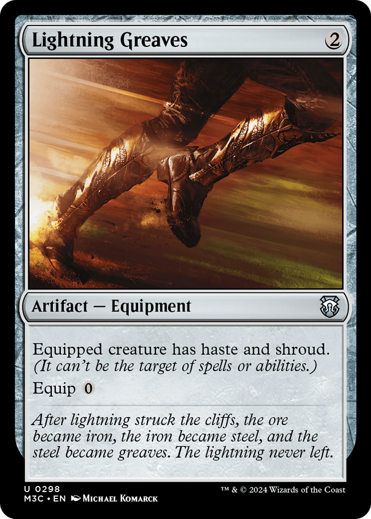 Lightning Greaves [Modern Horizons 3 Commander] - The Mythic Store | 24h Order Processing