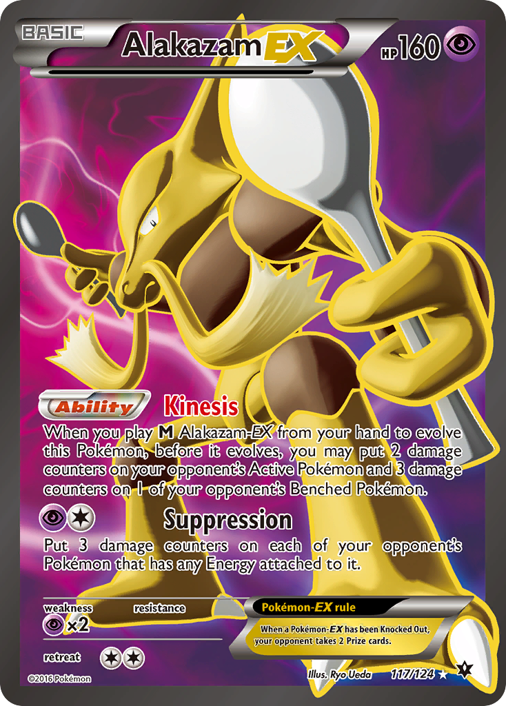 Alakazam EX (117/124) [XY: Fates Collide] - The Mythic Store | 24h Order Processing