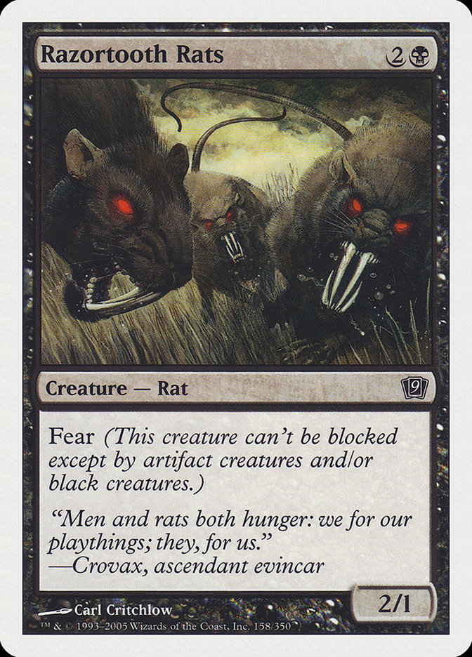 Razortooth Rats [Ninth Edition] - The Mythic Store | 24h Order Processing