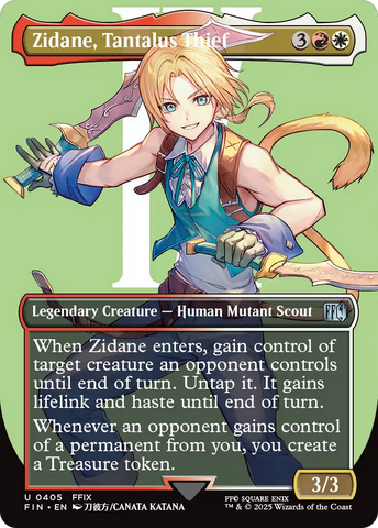 Zidane, Tantalus Thief (Borderless) [FINAL FANTASY] - The Mythic Store | 24h Order Processing