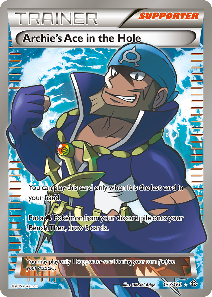 Archie's Ace in the Hole (157/160) [XY: Primal Clash] - The Mythic Store | 24h Order Processing
