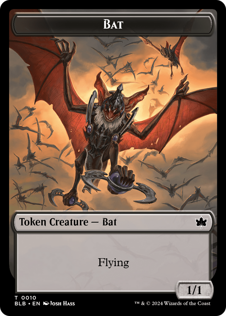 Bat Token [Bloomburrow Tokens] - The Mythic Store | 24h Order Processing