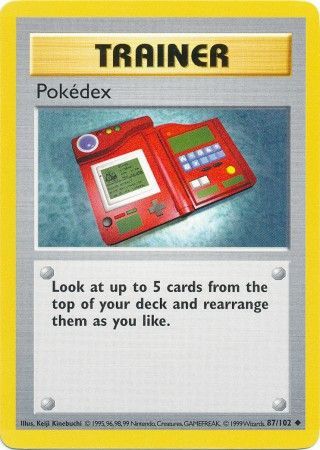 Pokedex (87/102) [Base Set Shadowless Unlimited] - The Mythic Store | 24h Order Processing
