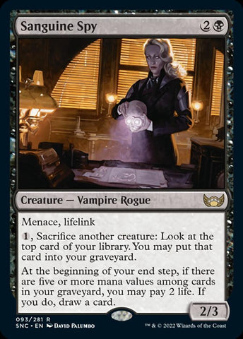 Sanguine Spy [Streets of New Capenna] - The Mythic Store | 24h Order Processing