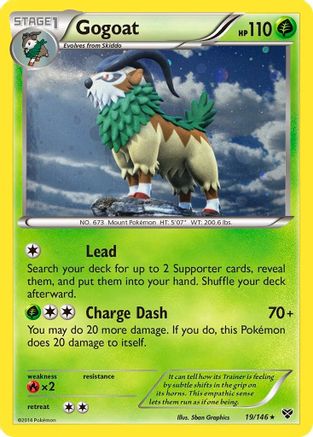 Gogoat (19/146) (Cosmos Holo) [XY: Base Set] - The Mythic Store | 24h Order Processing