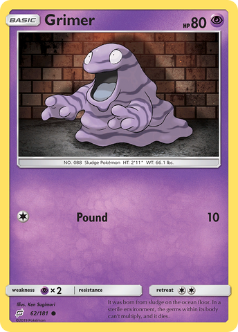 Grimer (62/181) [Sun & Moon: Team Up] - The Mythic Store | 24h Order Processing