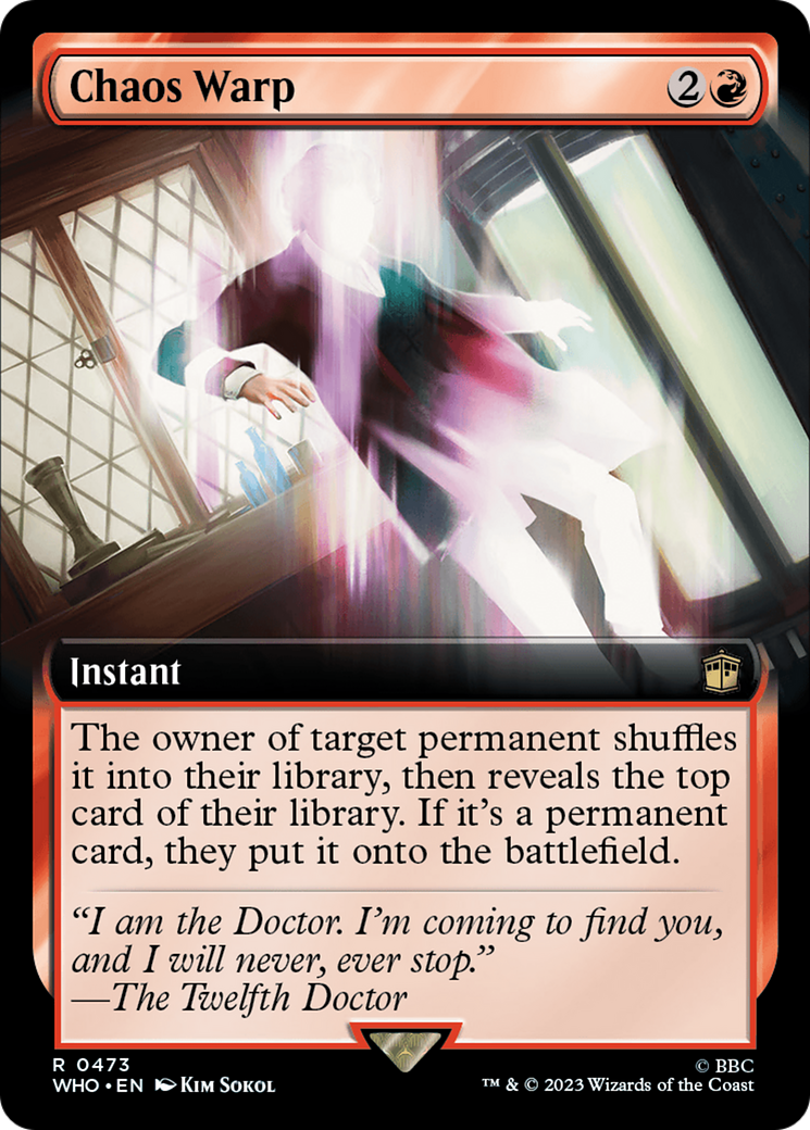 Chaos Warp (Extended Art) [Doctor Who] - The Mythic Store | 24h Order Processing