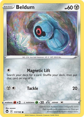 Beldum (117/195) [Sword & Shield: Silver Tempest] - The Mythic Store | 24h Order Processing