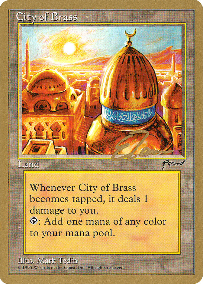 City of Brass (Eric Tam) [Pro Tour Collector Set] - The Mythic Store | 24h Order Processing