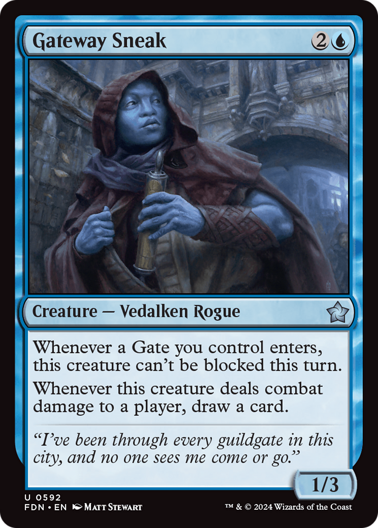 Gateway Sneak [Foundations] - The Mythic Store | 24h Order Processing