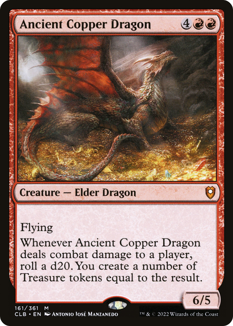 Ancient Copper Dragon [Commander Legends: Battle for Baldur's Gate] - The Mythic Store | 24h Order Processing