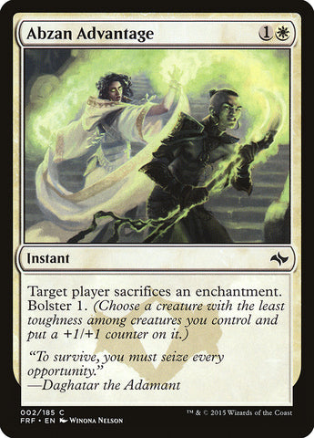 Abzan Advantage [Fate Reforged] - The Mythic Store | 24h Order Processing