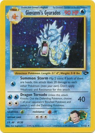 Giovanni's Gyarados (5/132) [Gym Challenge Unlimited] - The Mythic Store | 24h Order Processing