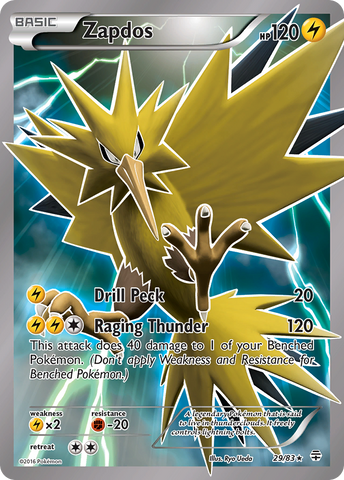 Zapdos (29/83) [XY: Generations] - The Mythic Store | 24h Order Processing