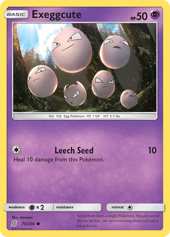 Exeggcute (73/236) [Sun & Moon: Unified Minds] - The Mythic Store | 24h Order Processing