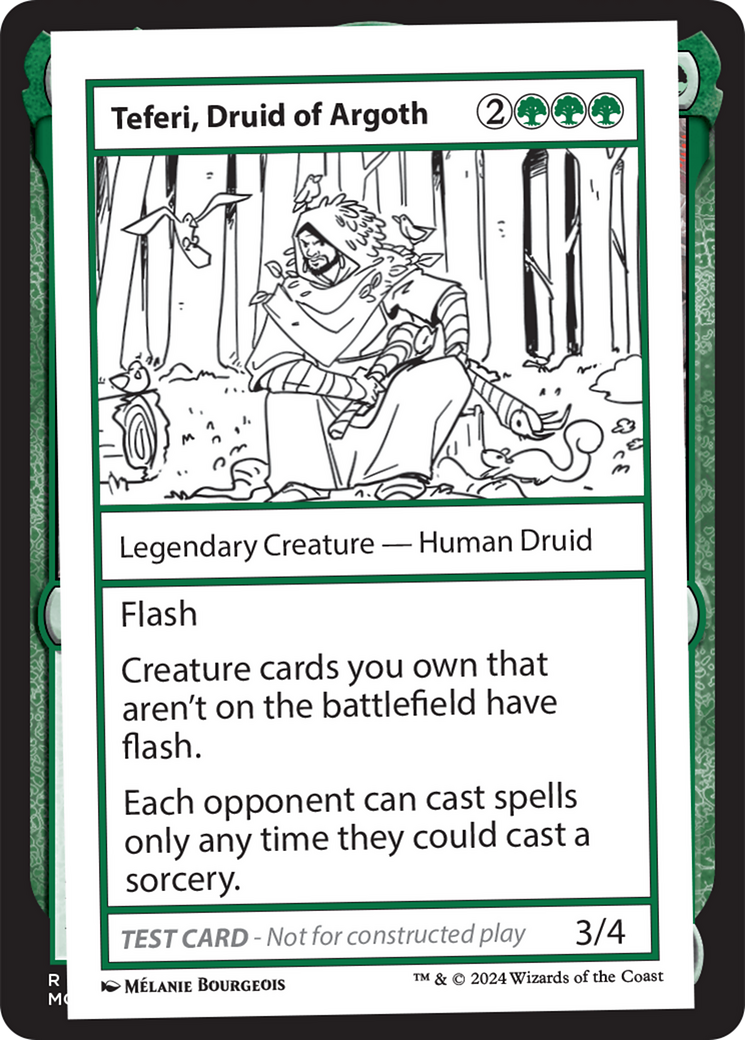 Teferi, Druid of Argoth [Mystery Booster 2 Playtest Cards] - The Mythic Store | 24h Order Processing