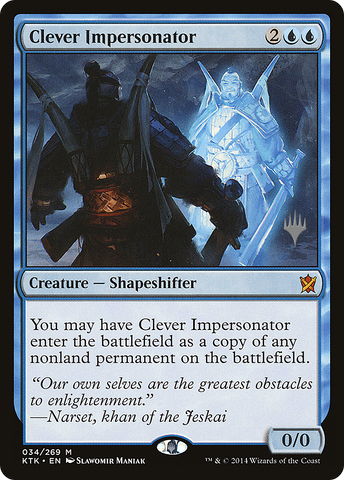 Clever Impersonator (Promo Pack) [Khans of Tarkir Promos] - The Mythic Store | 24h Order Processing