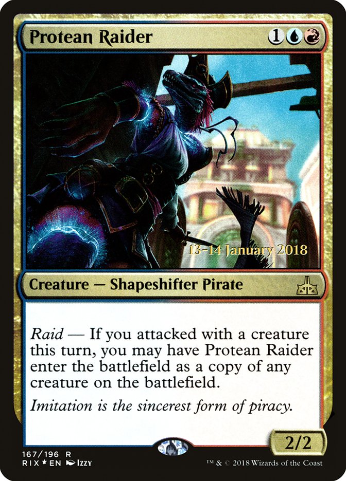 Protean Raider [Rivals of Ixalan Prerelease Promos] - The Mythic Store | 24h Order Processing