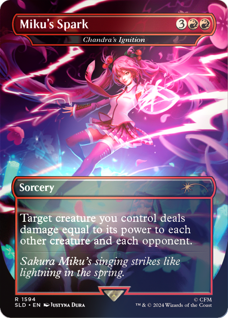 Miku's Spark - Chandra's Ignition (Rainbow Foil) [Secret Lair Drop Series] - The Mythic Store | 24h Order Processing