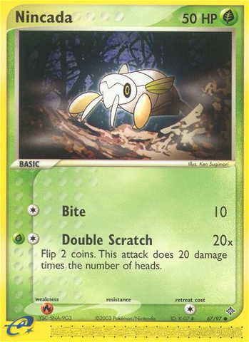 Nincada (67/97) [EX: Dragon] - The Mythic Store | 24h Order Processing