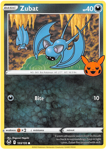 Zubat (103/195) [Trick or Trade 2023] - The Mythic Store | 24h Order Processing