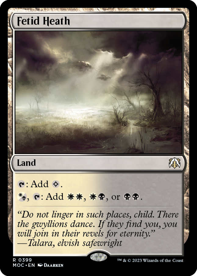 Fetid Heath [March of the Machine Commander] - The Mythic Store | 24h Order Processing