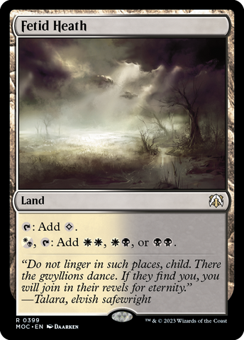 Fetid Heath [March of the Machine Commander] - The Mythic Store | 24h Order Processing