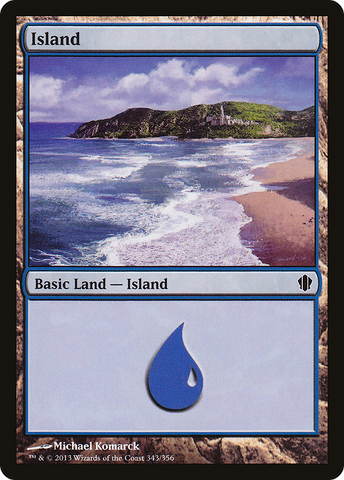 Island (343) [Commander 2013] - The Mythic Store | 24h Order Processing