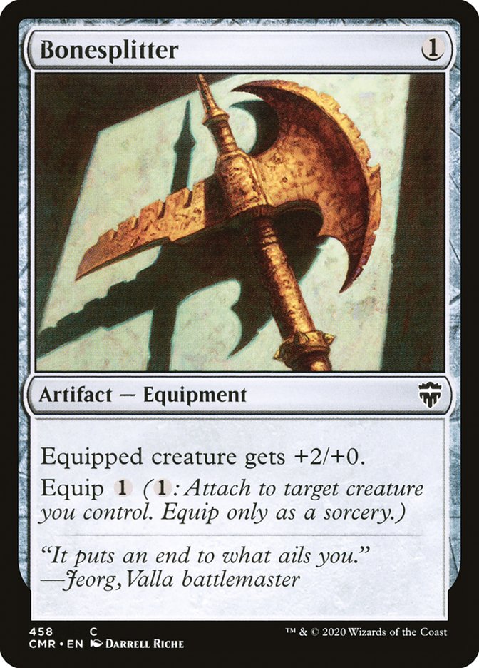Bonesplitter [Commander Legends] - The Mythic Store | 24h Order Processing