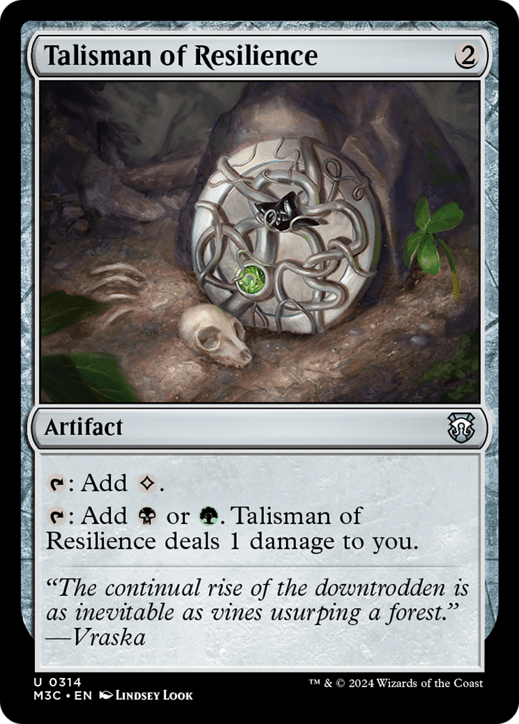 Talisman of Resilience (Ripple Foil) [Modern Horizons 3 Commander] - The Mythic Store | 24h Order Processing