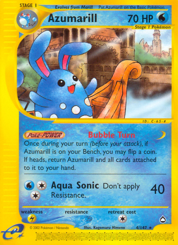 Azumarill (4/147) [Aquapolis] - The Mythic Store | 24h Order Processing
