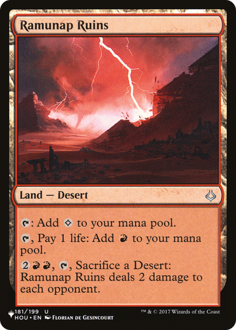 Ramunap Ruins [The List] - The Mythic Store | 24h Order Processing