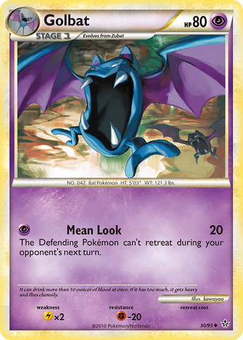 Golbat (30/95) [HeartGold & SoulSilver: Unleashed] - The Mythic Store | 24h Order Processing