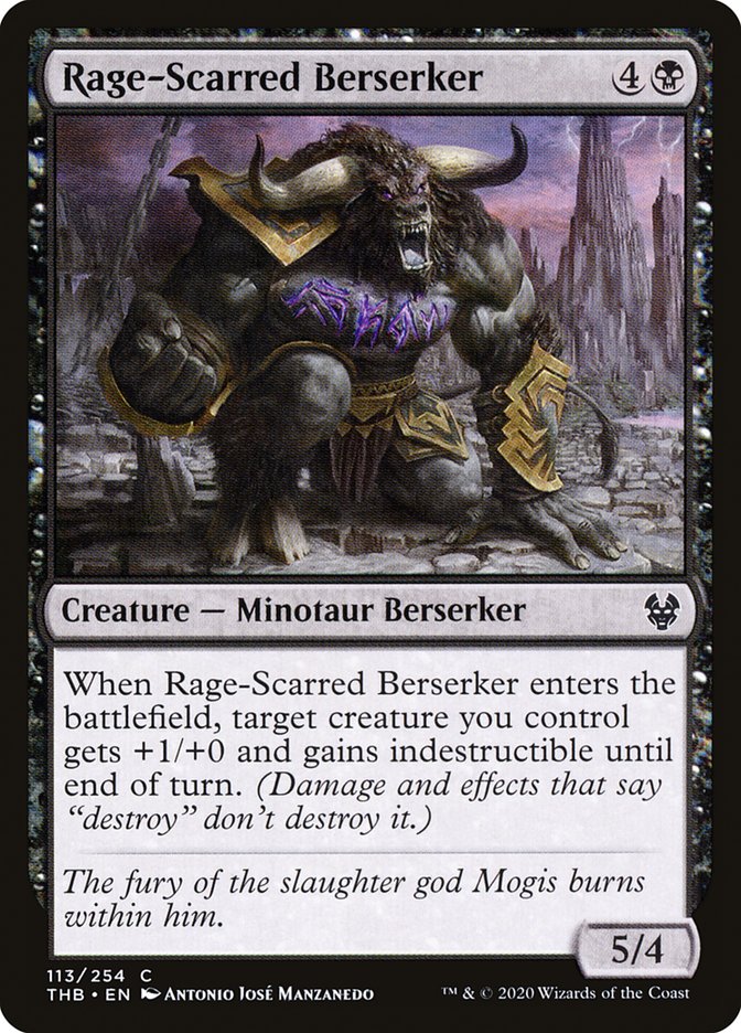 Rage-Scarred Berserker [Theros Beyond Death] - The Mythic Store | 24h Order Processing