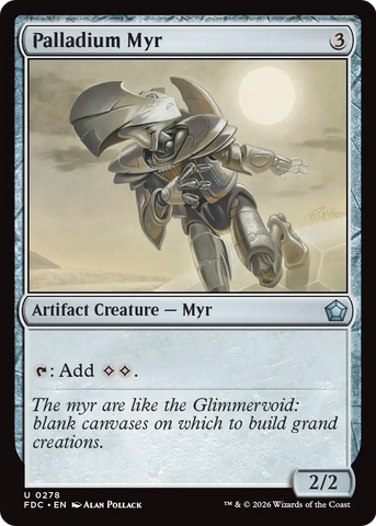 Palladium Myr [Foundations Commander] - The Mythic Store | 24h Order Processing