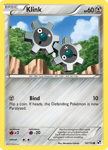 Klink (74/114) (Cracked Ice Holo) (Blister Exclusive) [Black & White: Base Set] - The Mythic Store | 24h Order Processing