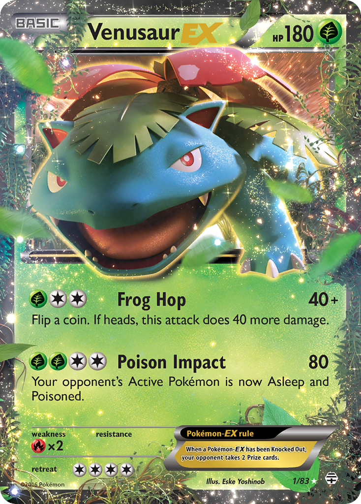 Venusaur EX (1/83) [XY: Generations] - The Mythic Store | 24h Order Processing