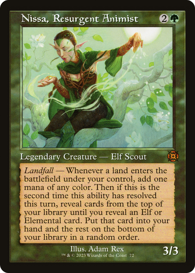 Nissa, Resurgent Animist (Retro) [March of the Machine: The Aftermath] - The Mythic Store | 24h Order Processing