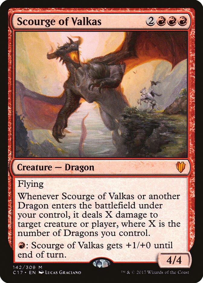 Scourge of Valkas [Commander 2017] - The Mythic Store | 24h Order Processing