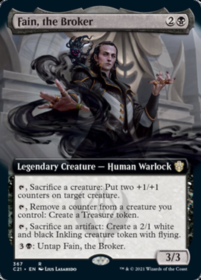 Fain, the Broker (Extended Art) [Commander 2021] - The Mythic Store | 24h Order Processing