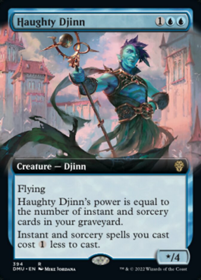 Haughty Djinn (Extended Art) [Dominaria United] - The Mythic Store | 24h Order Processing