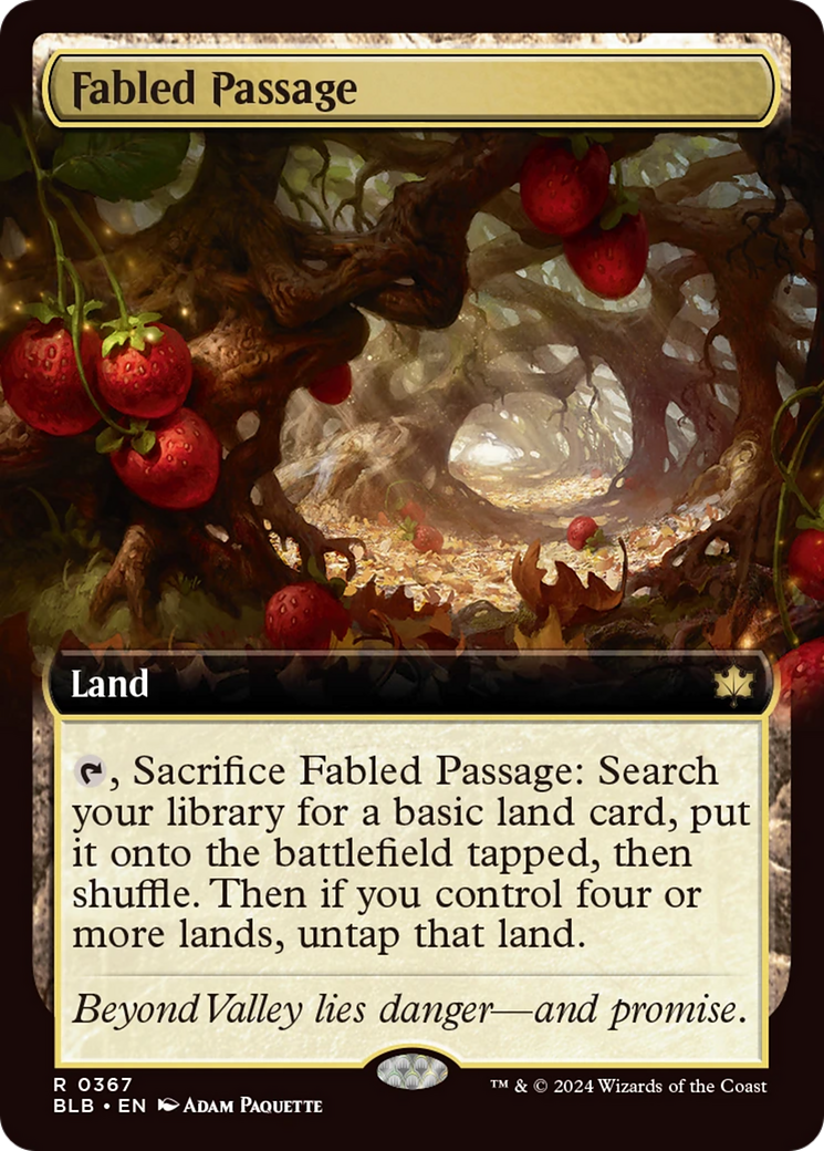 Fabled Passage (Extended Art) [Bloomburrow] - The Mythic Store | 24h Order Processing