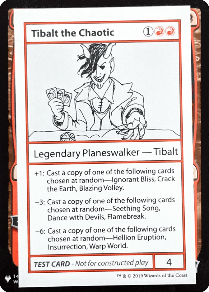 Tibalt the Chaotic [Mystery Booster Playtest Cards] - The Mythic Store | 24h Order Processing